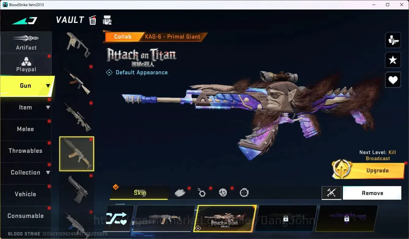 Blood Strike Accounts ASIA | ETERNAL Desert Eagle | 3 7DS, 1 AOT | ULTRA image 7