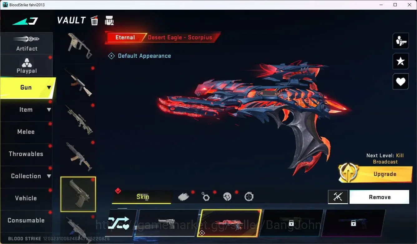 Blood Strike Accounts ASIA | ETERNAL Desert Eagle | 3 7DS, 1 AOT | ULTRA image 8