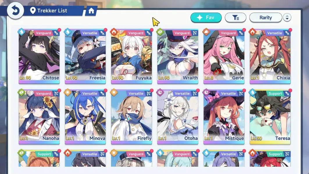 Stella Sora Accounts GLOBAL|Lv 40|11SSR 5 Limit([ChitoseT5,Fuyuka,Otoha image 1