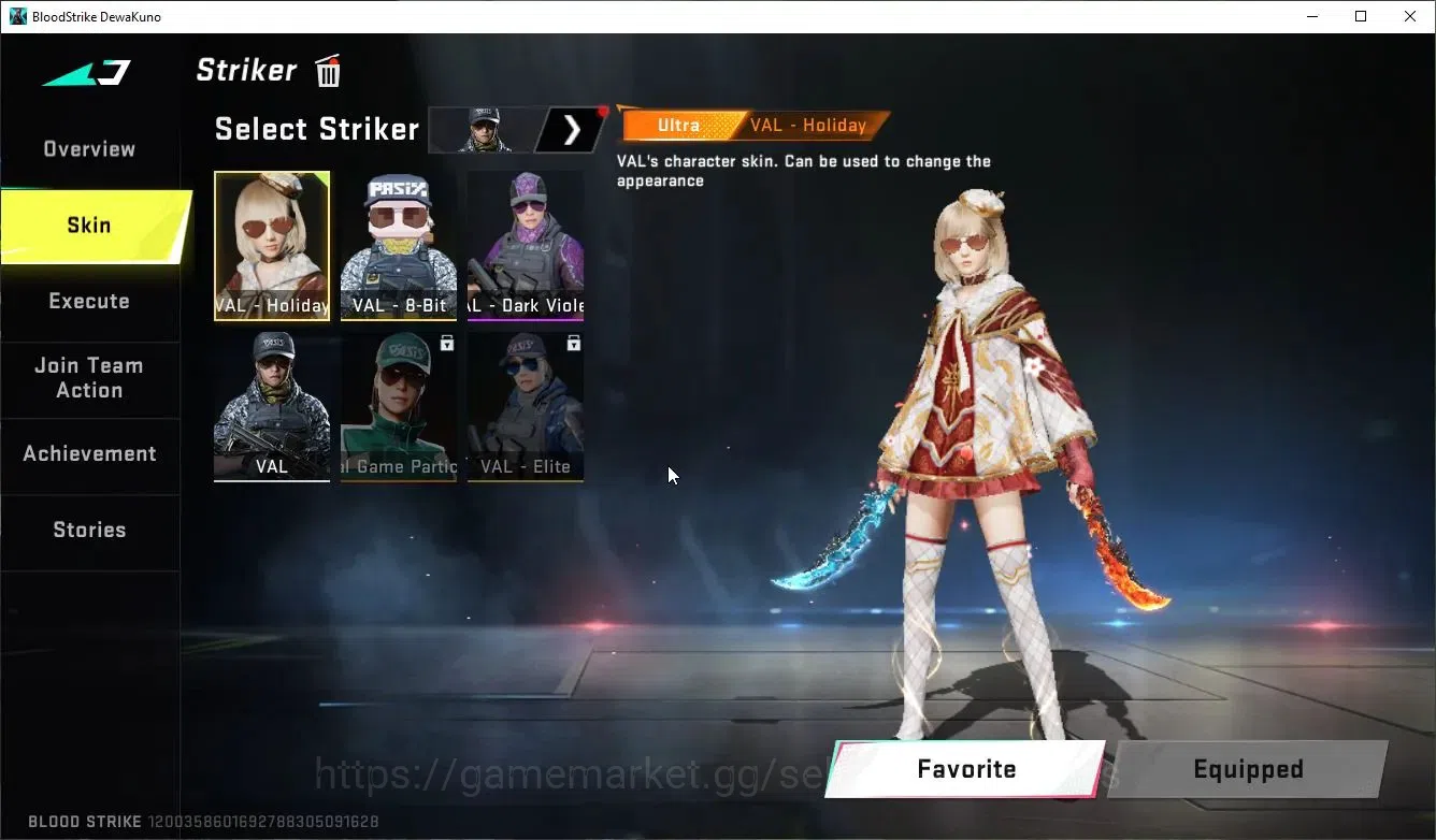 Blood Strike Accounts ASIA|6 ETERNAL[Nova,Volt,Lv4(Kala,UZI)Gali,AUG]+ME image 11