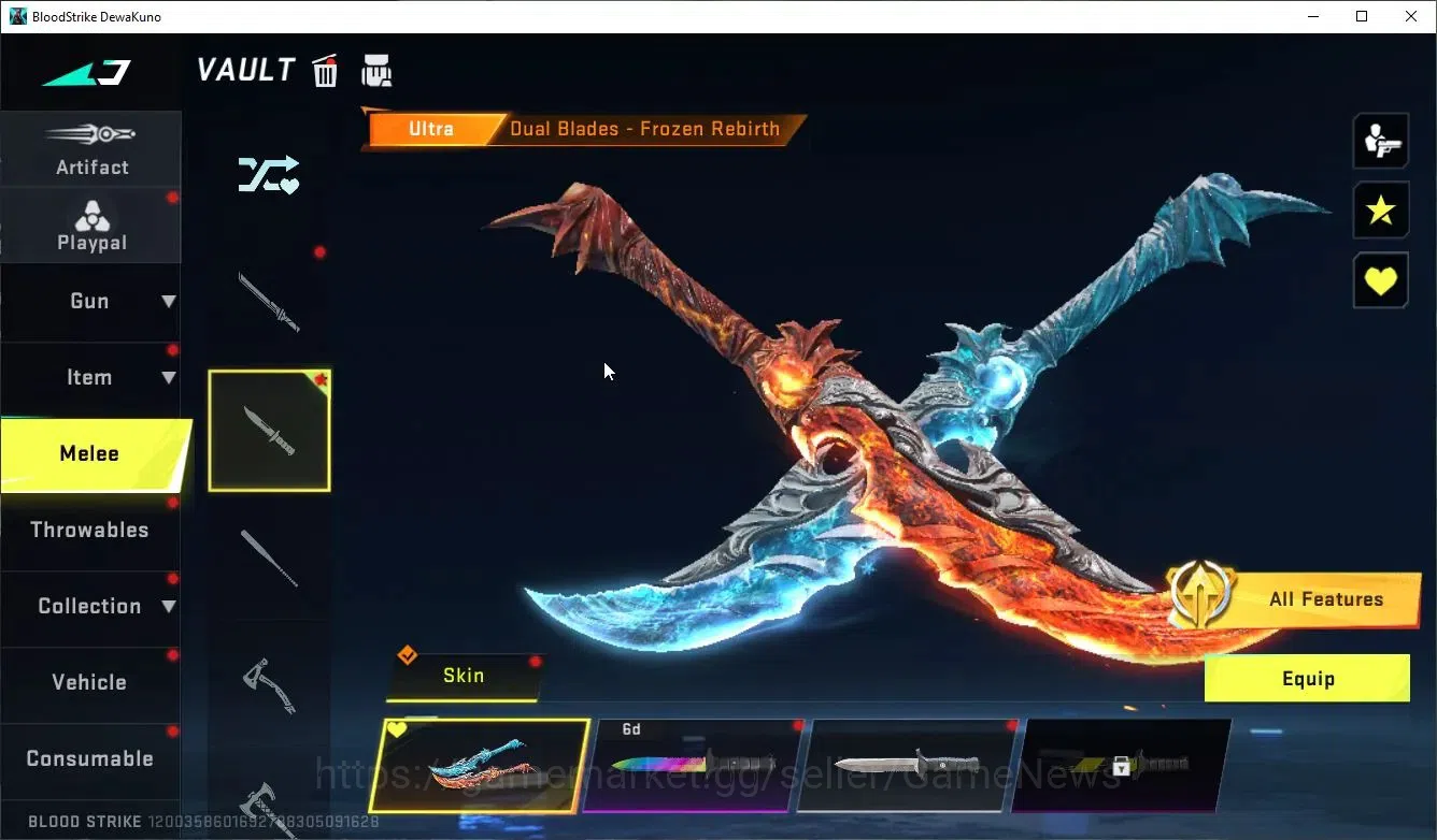Blood Strike Accounts ASIA|6 ETERNAL[Nova,Volt,Lv4(Kala,UZI)Gali,AUG]+ME image 12
