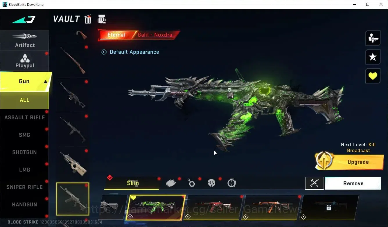 Blood Strike Accounts ASIA|6 ETERNAL[Nova,Volt,Lv4(Kala,UZI)Gali,AUG]+ME image 19