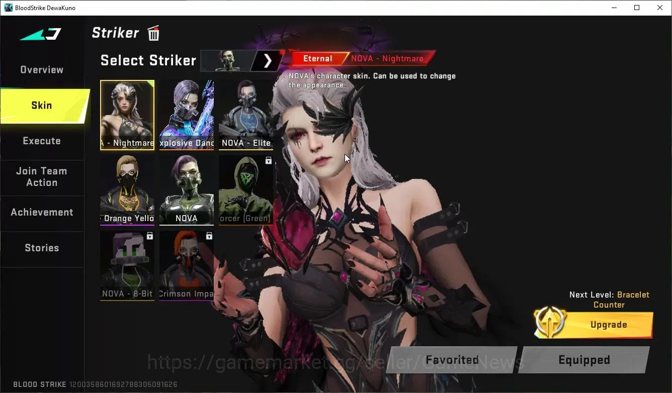 Blood Strike Accounts ASIA|6 ETERNAL[Nova,Volt,Lv4(Kala,UZI)Gali,AUG]+ME image 3