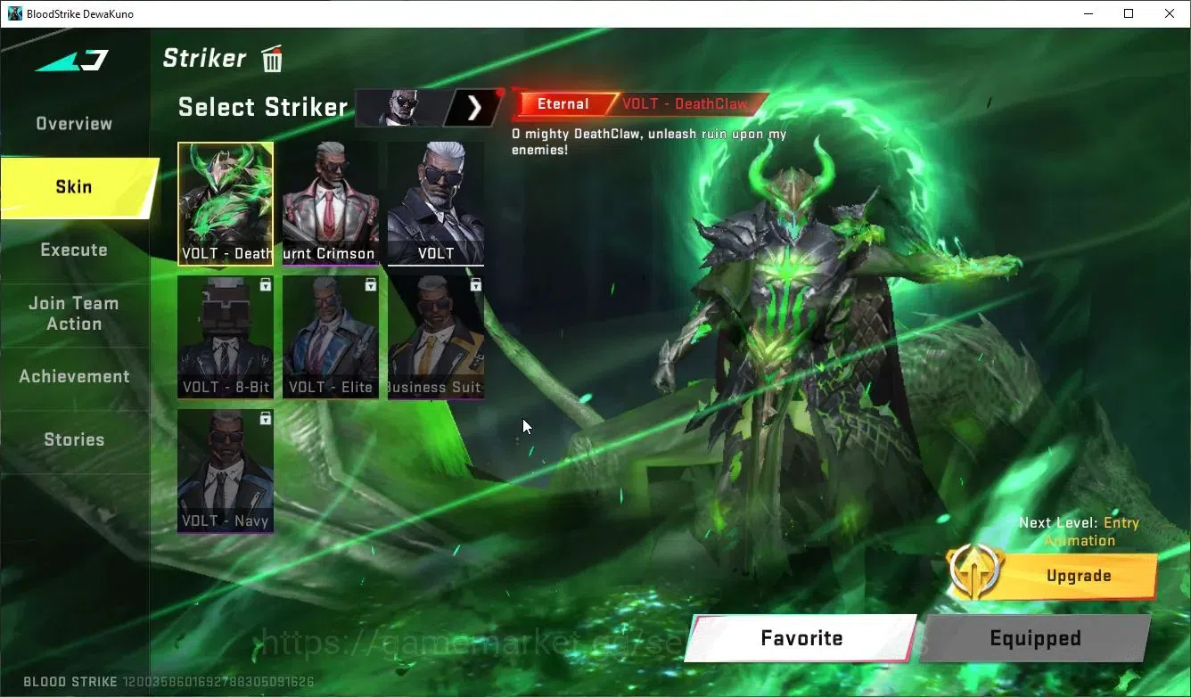 Blood Strike Accounts ASIA|6 ETERNAL[Nova,Volt,Lv4(Kala,UZI)Gali,AUG]+ME image 4