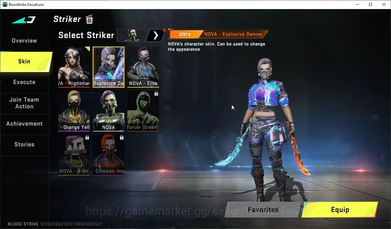 Blood Strike Accounts ASIA|6 ETERNAL[Nova,Volt,Lv4(Kala,UZI)Gali,AUG]+ME image 7