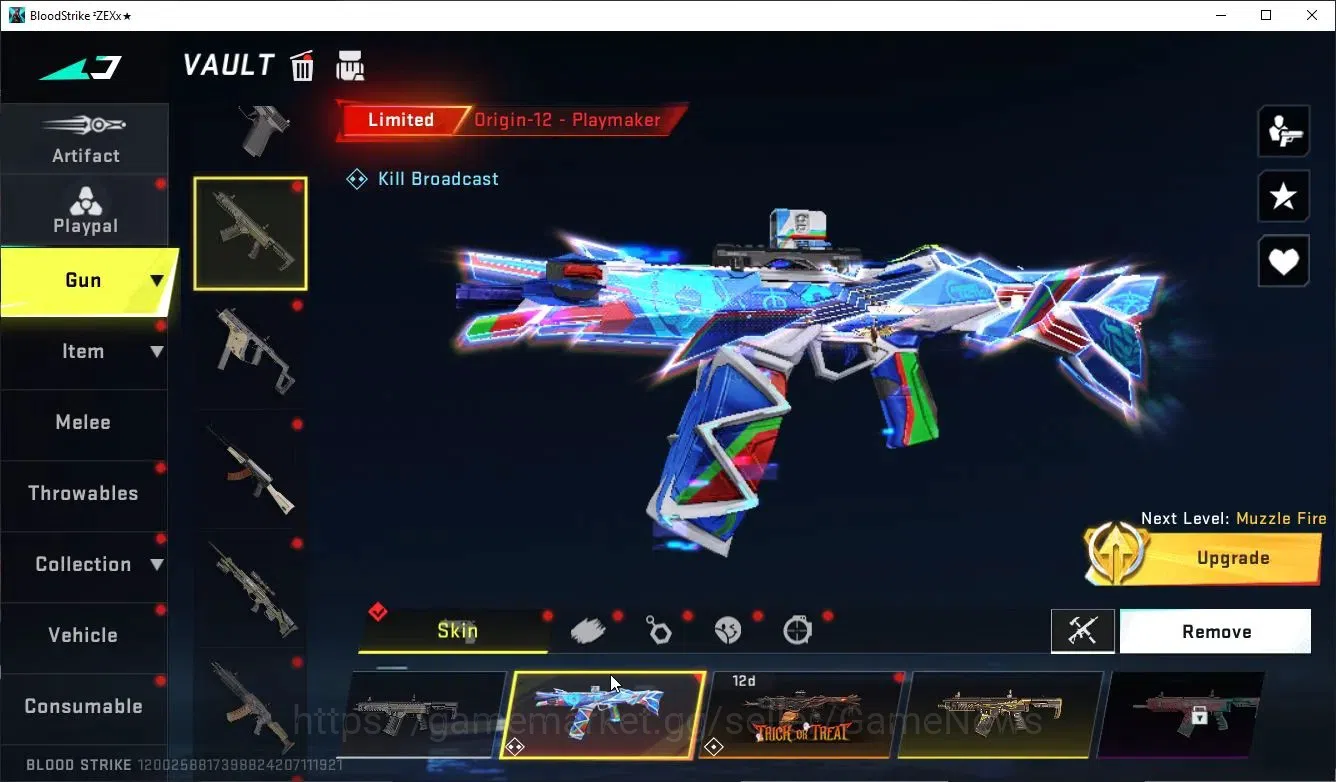 Blood Strike Accounts Collab Skin ASIA|Collab OPM Ethan-Mumen Rider|12 ULTRA [3 PitchStrike,SKS,SCAR,URB,Etc]|LMT 17