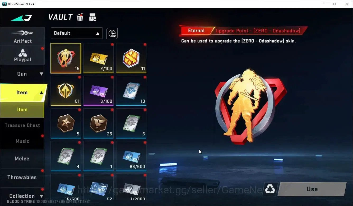 Blood Strike Accounts Collab Skin ASIA|Collab OPM Ethan-Mumen Rider|12 ULTRA [3 PitchStrike,SKS,SCAR,URB,Etc]|LMT 18