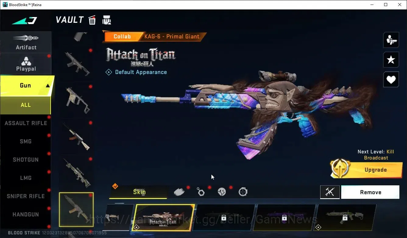 Blood Strike Accounts ASIA|ETERNAL DeAgle+Colab TR FN2000,Jack,7DS Karl9 image 15