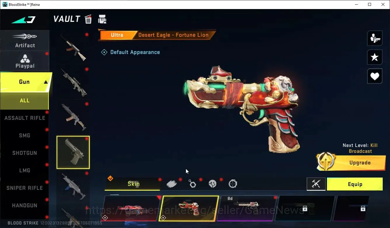 Blood Strike Accounts ASIA|ETERNAL DeAgle+Colab TR FN2000,Jack,7DS Karl9 image 16