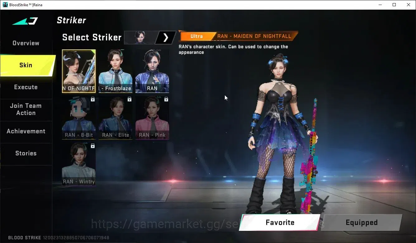 Blood Strike Accounts ASIA|ETERNAL DeAgle+Colab TR FN2000,Jack,7DS Karl9 image 4