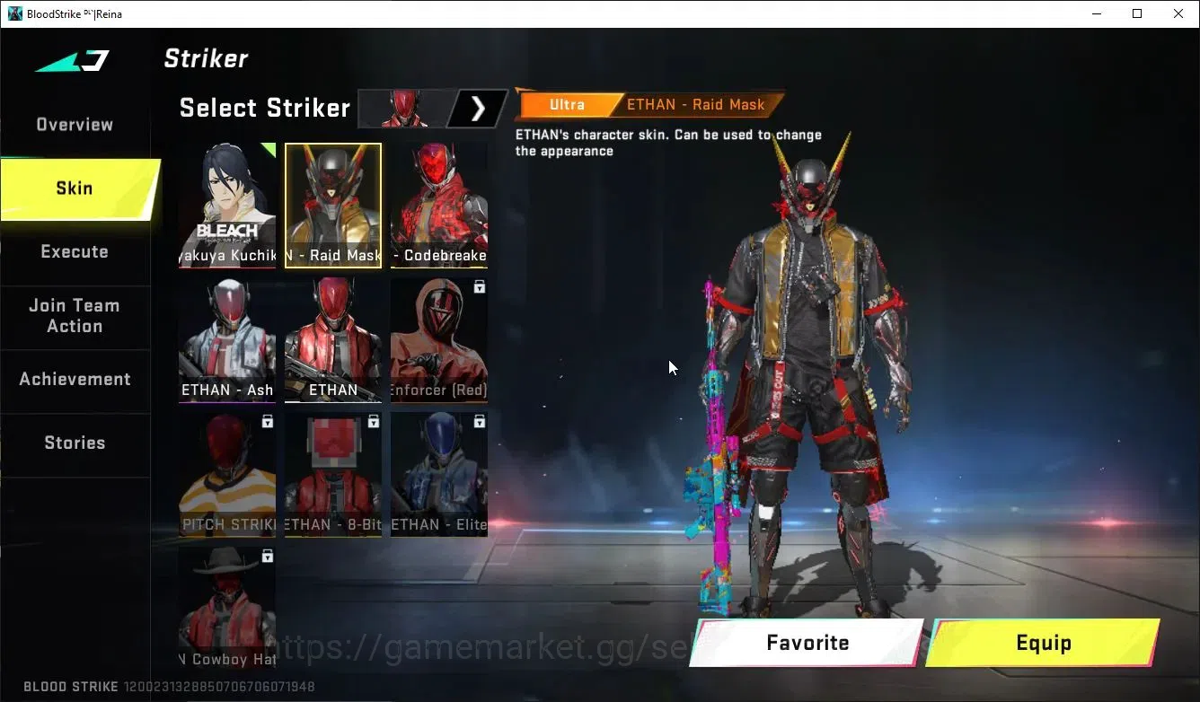 Blood Strike Accounts ASIA|ETERNAL DeAgle+Colab TR FN2000,Jack,7DS Karl9 image 8