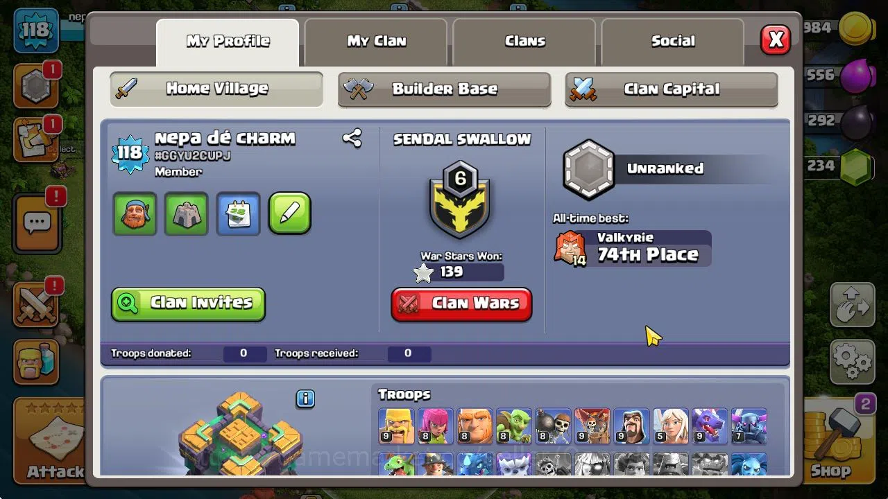 Clash of Clans Accounts TH 14 - BH 7|Limited Skin|LV 118|HH 8|BK 50,AQ 53, image 3
