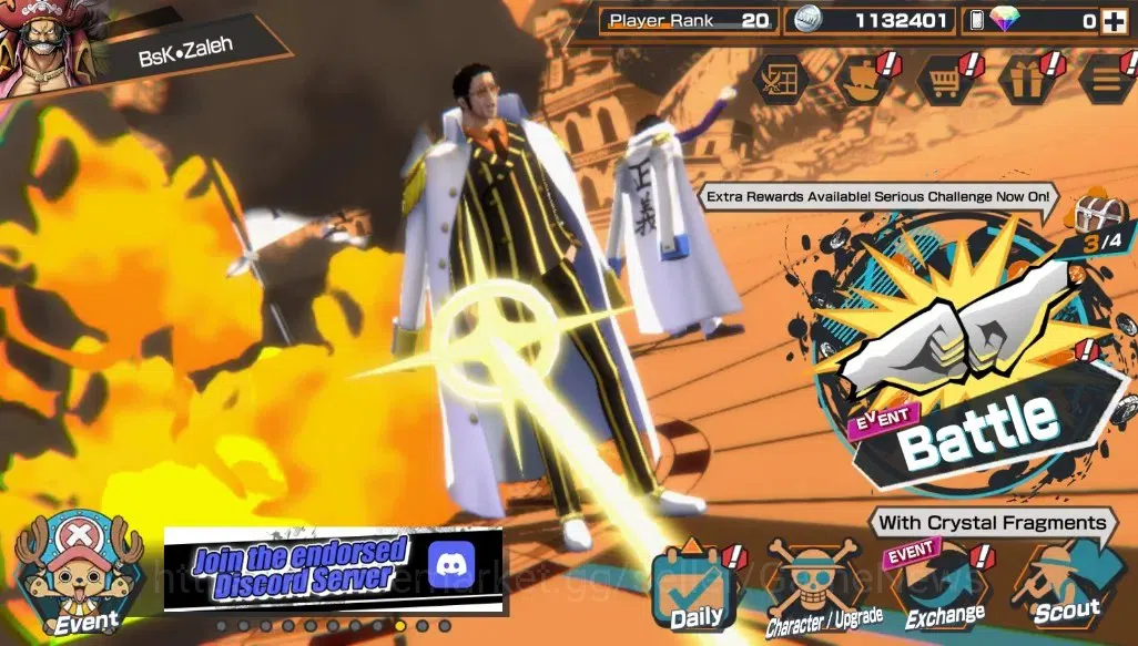 One Piece Bounty Rush Accounts Global|4EX 1MAX|King of the Pirates Gol D. Roger,S image 1