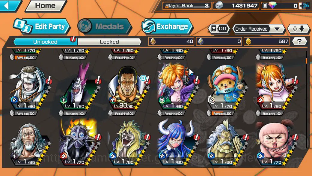 One Piece Bounty Rush Accounts Global|3 EX|BP Kuzan,TFE Marshal D.Teach,AMS [Bors image 5