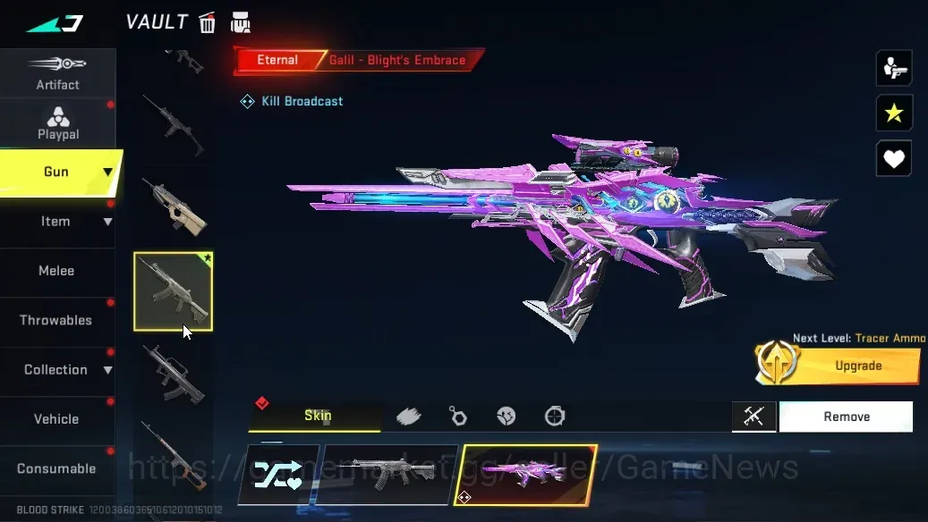 Blood Strike Accounts Starter Asia|Eternal Galil Blight Embrace Lv2|Legendary SCAR Abyss,M82 Specterstrike|Fresh Starter 1