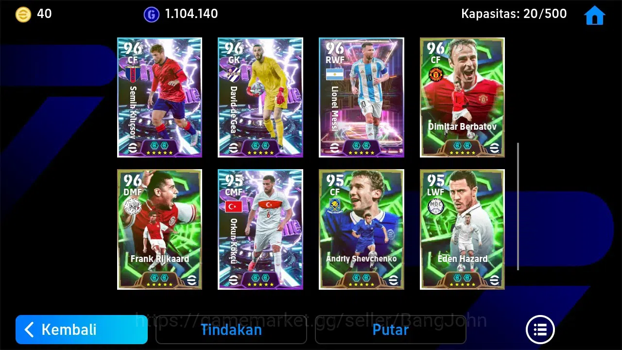 eFootball Accounts ANDROID|PW 3180|Pepe, F Baresi, Ronaldinho, Batist image 4