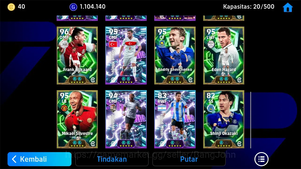 eFootball Accounts ANDROID|PW 3180|Pepe, F Baresi, Ronaldinho, Batist image 5
