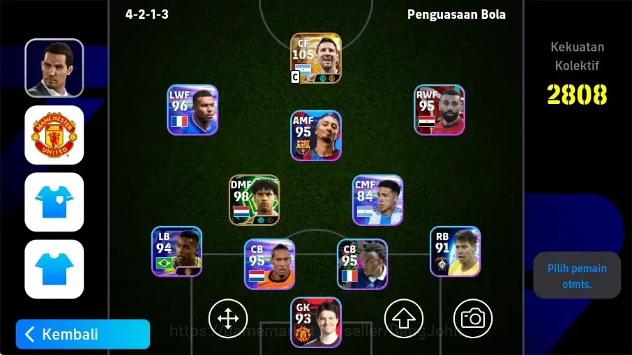 eFootball Accounts Legends & Iconic Players Mobile|PW 2808|Lionel Messi BigT,Frank Rljkaard Epic|2026|Check SS EFB3009B 1