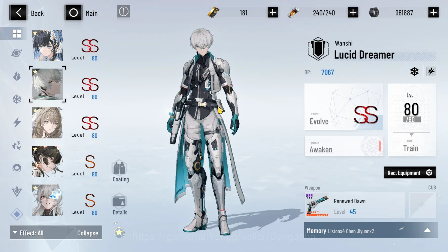 Punishing: Gray Raven Accounts ASIA PACIFIC | Level 98|Wanshi Sign,Lucia CW Skin  image 10
