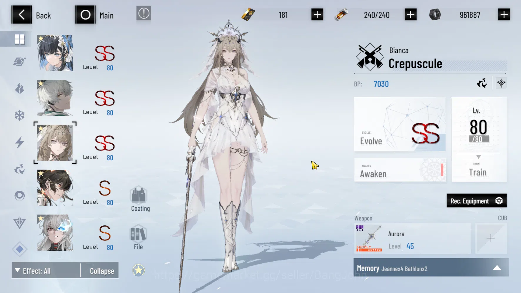 Punishing: Gray Raven Accounts ASIA PACIFIC | Level 98|Wanshi Sign,Lucia CW Skin  image 11