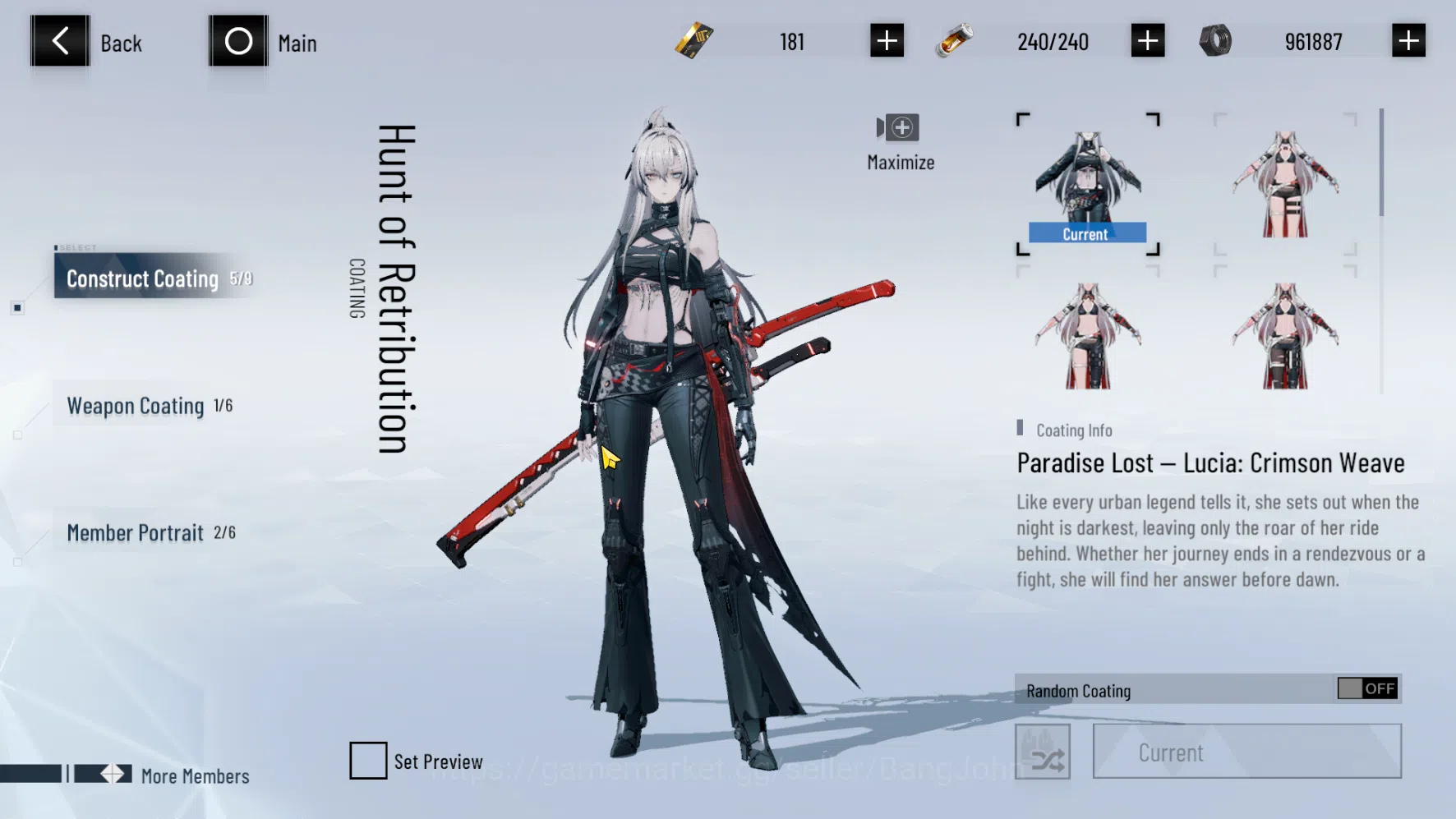 Punishing: Gray Raven Accounts ASIA PACIFIC | Level 98|Wanshi Sign,Lucia CW Skin  image 14