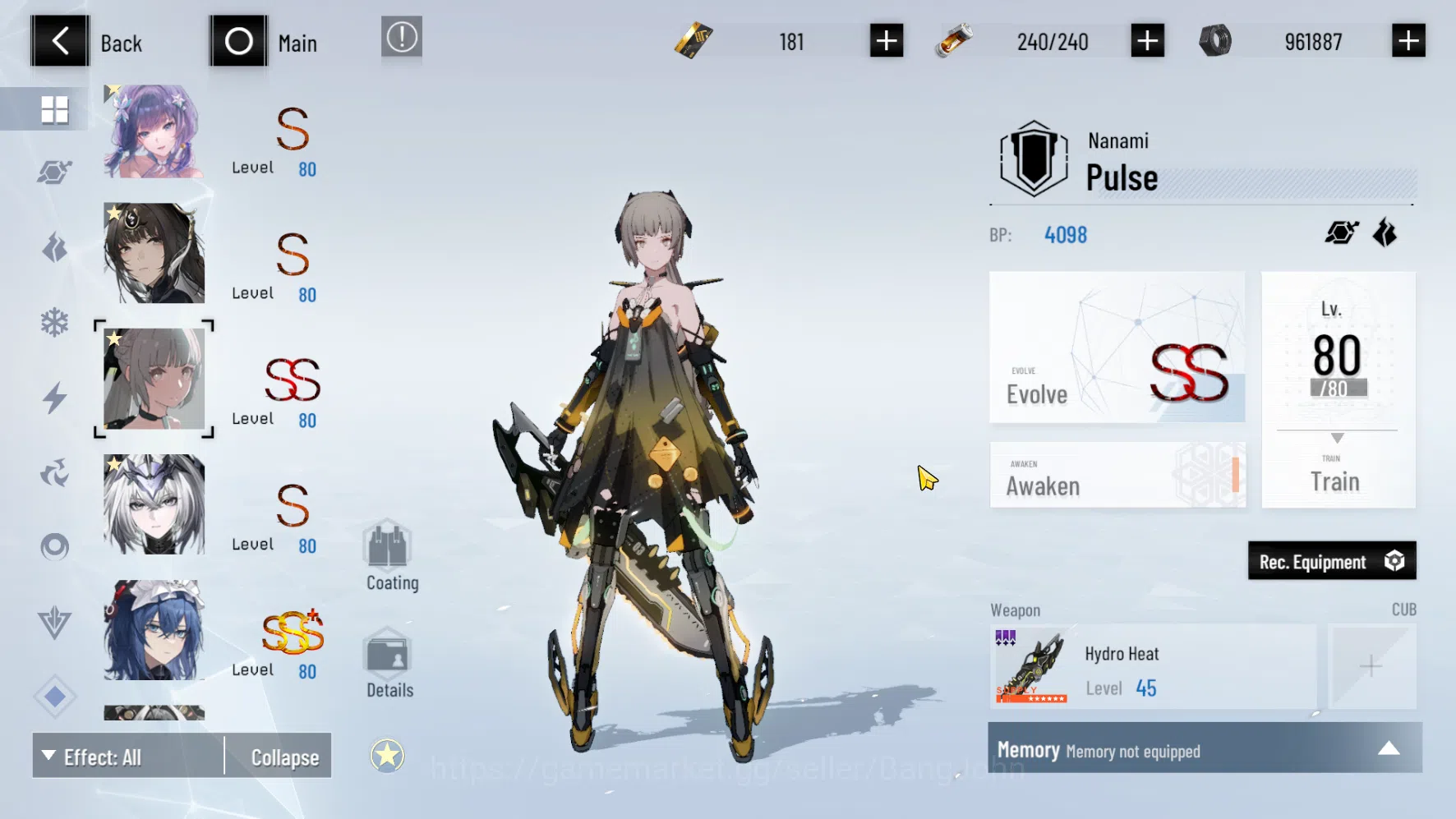 Punishing: Gray Raven Accounts ASIA PACIFIC | Level 98|Wanshi Sign,Lucia CW Skin  image 18