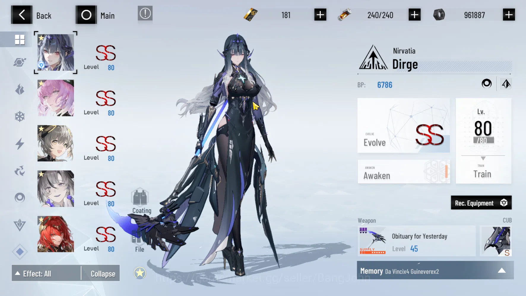 Punishing: Gray Raven Accounts ASIA PACIFIC | Level 98|Wanshi Sign,Lucia CW Skin  image 2
