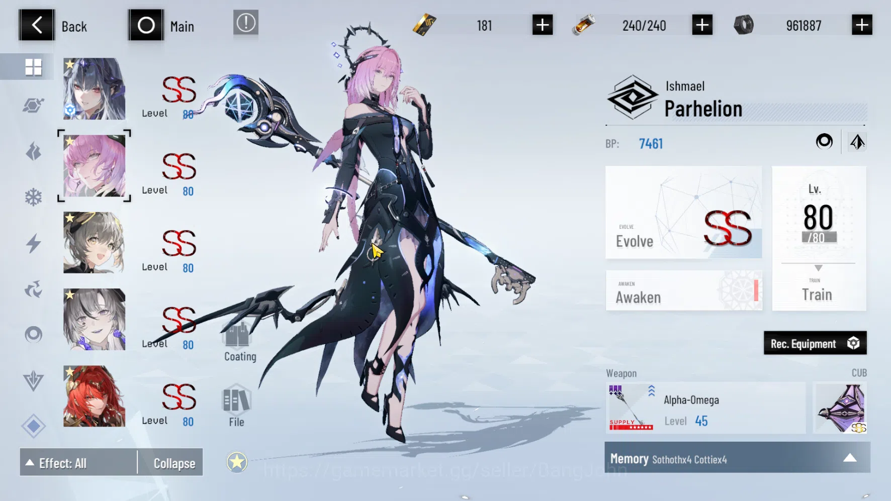 Punishing: Gray Raven Accounts ASIA PACIFIC | Level 98|Wanshi Sign,Lucia CW Skin  image 3