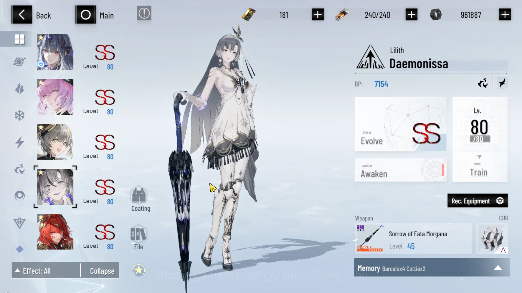 Punishing: Gray Raven Accounts ASIA PACIFIC | Level 98|Wanshi Sign,Lucia CW Skin  image 5