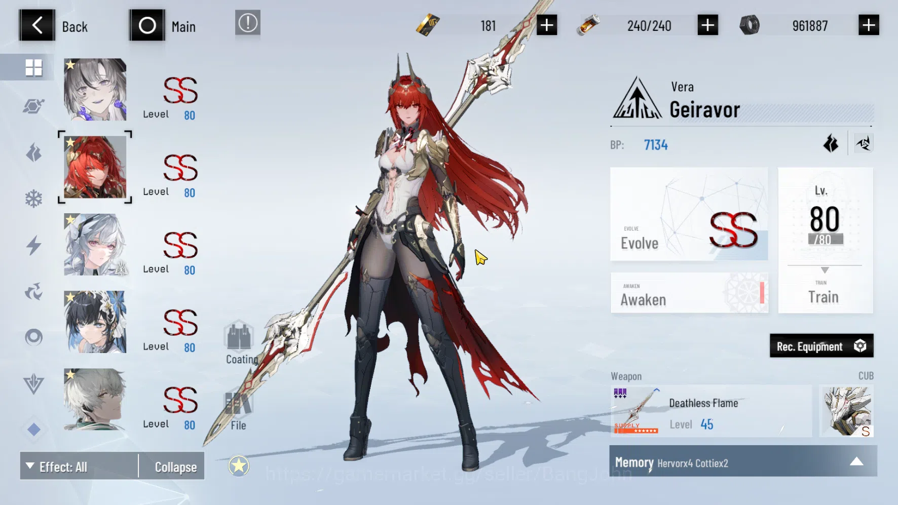 Punishing: Gray Raven Accounts ASIA PACIFIC | Level 98|Wanshi Sign,Lucia CW Skin  image 7