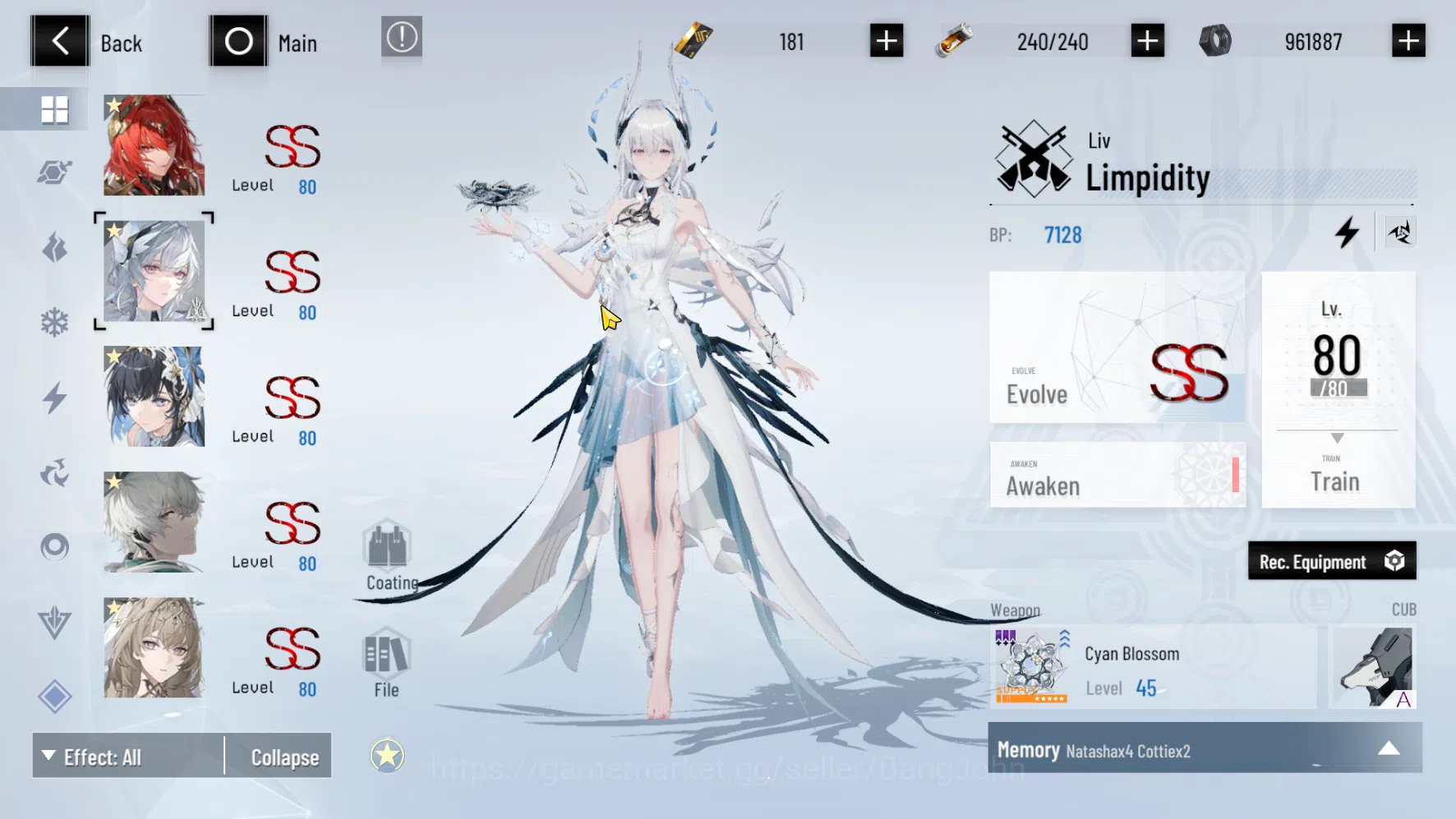 Punishing: Gray Raven Accounts ASIA PACIFIC | Level 98|Wanshi Sign,Lucia CW Skin  image 8