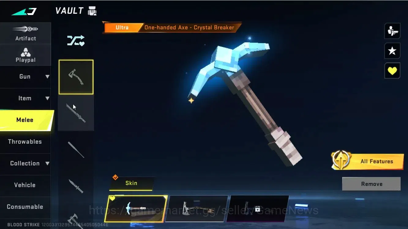 Blood Strike Accounts ASIA|Melee AXE-CrystalBreaker|10 ULTRA[KATYA-Graff image 7