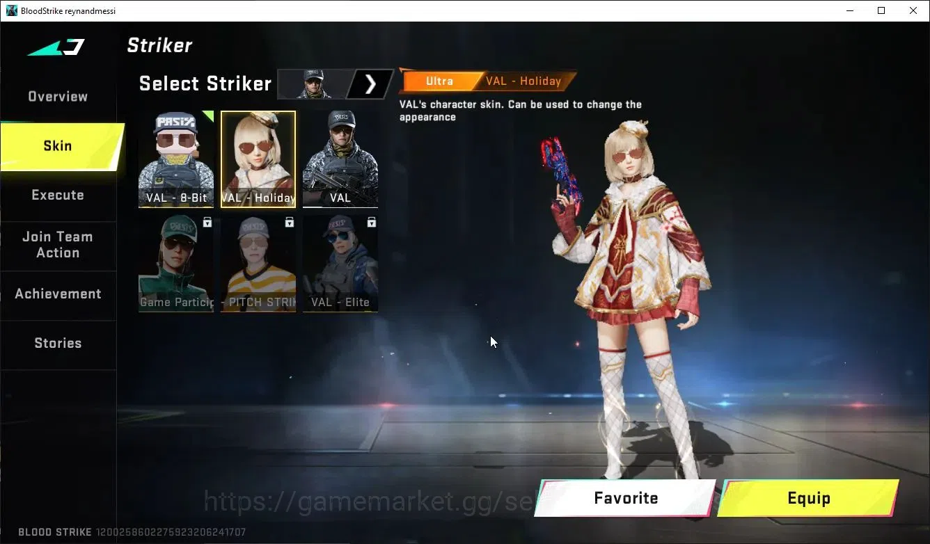 Blood Strike Accounts ASIA|ETERNAL DeAgle+Collab TR MCX,FN2K,Takemchi,7D image 11