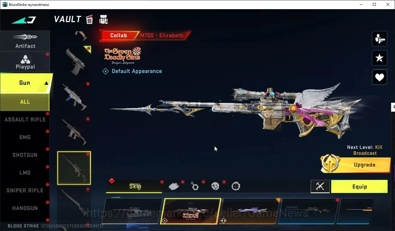 Blood Strike Accounts ASIA|ETERNAL DeAgle+Collab TR MCX,FN2K,Takemchi,7D image 15
