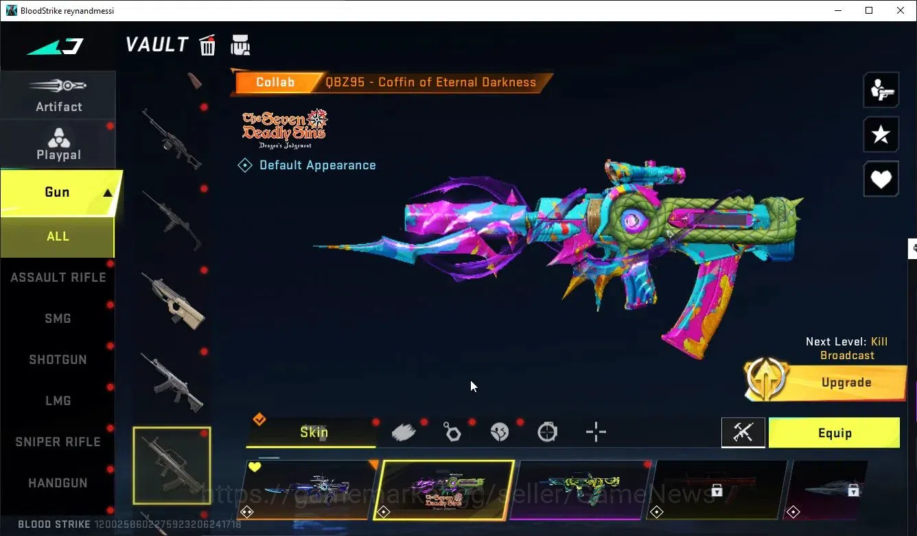 Blood Strike Accounts ASIA|ETERNAL DeAgle+Collab TR MCX,FN2K,Takemchi,7D image 17