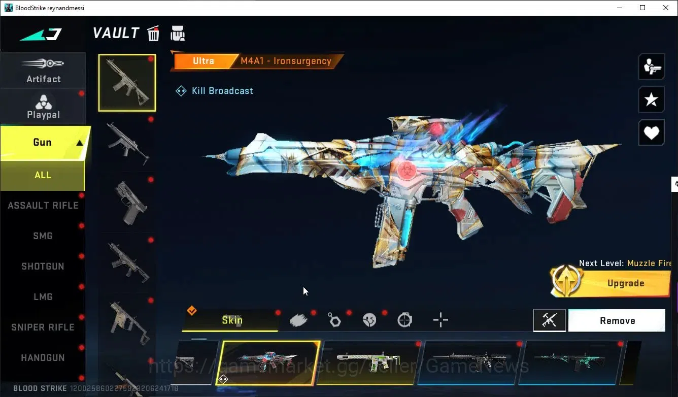 Blood Strike Accounts ASIA|ETERNAL DeAgle+Collab TR MCX,FN2K,Takemchi,7D image 18