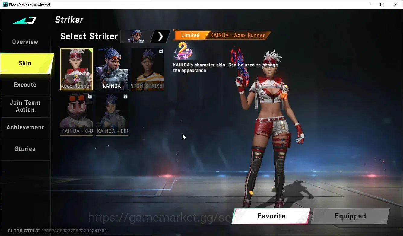 Blood Strike Accounts ASIA|ETERNAL DeAgle+Collab TR MCX,FN2K,Takemchi,7D image 7