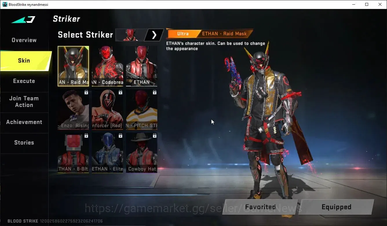 Blood Strike Accounts ASIA|ETERNAL DeAgle+Collab TR MCX,FN2K,Takemchi,7D image 8