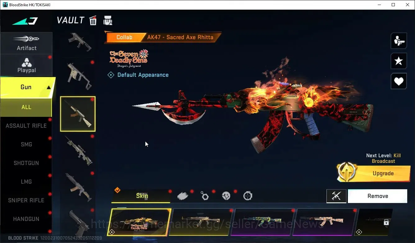 Blood Strike Accounts ASIA|Collab 7DS[AK47,Karl98,QBZ95],BLEACH Byakuya, image 18