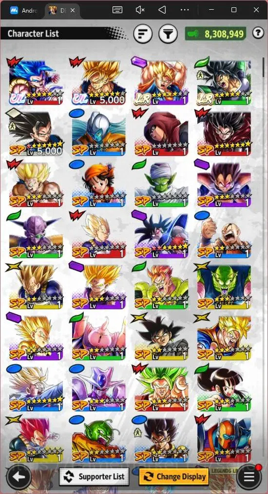 Dragon Ball Legends Accounts Android |Lvl 146|8.3M Total Power| 2 LR| 2 UL| LR  image 13