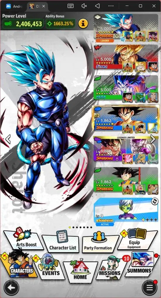 Dragon Ball Legends Accounts Android |Lvl 146|8.3M Total Power| 2 LR| 2 UL| LR  image 15