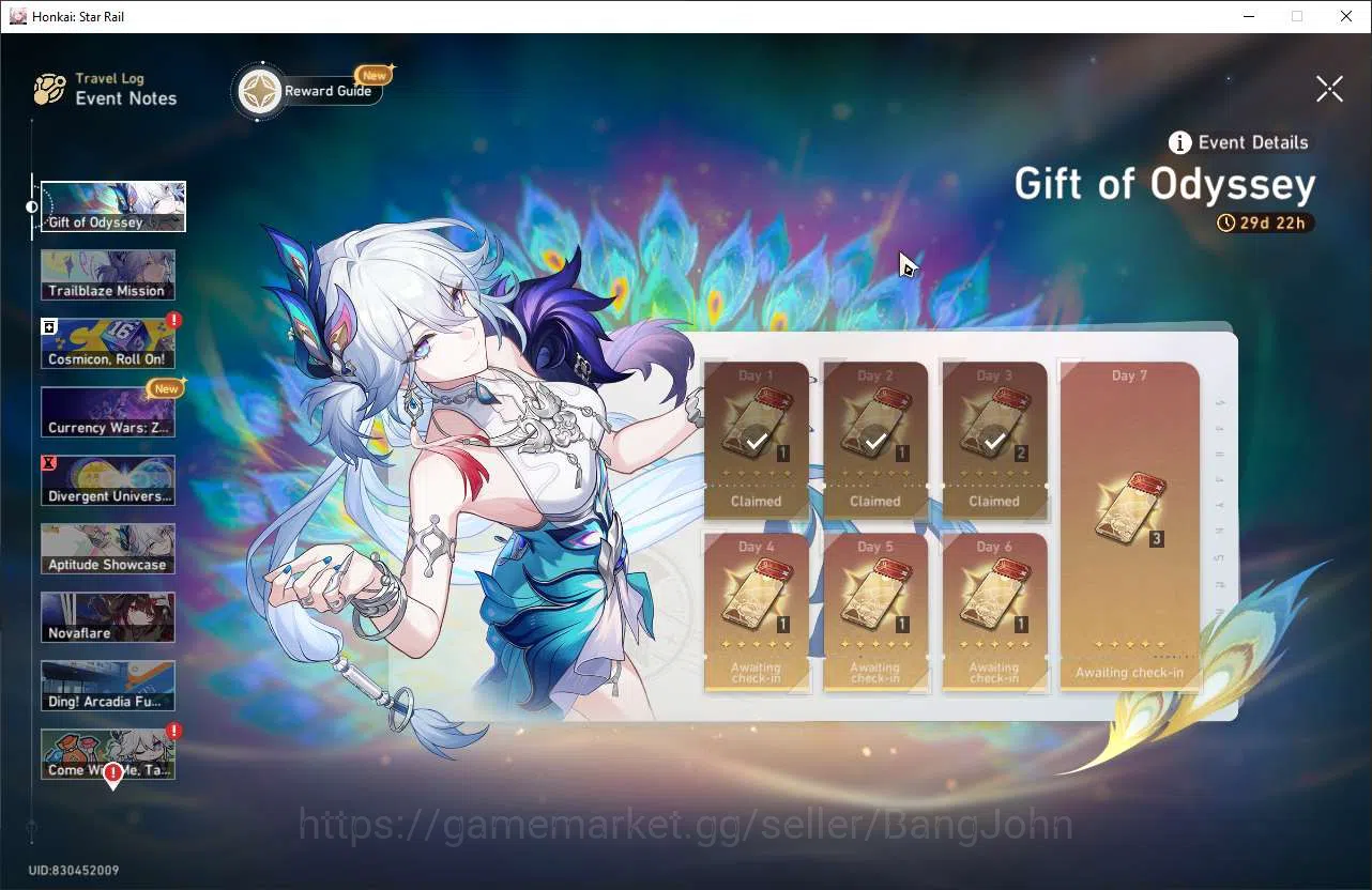 Honkai Star Rail Accounts ASIA TL66|7 Limit|S1:Cerydra/Acheron/Dan Heng PT|F image 16
