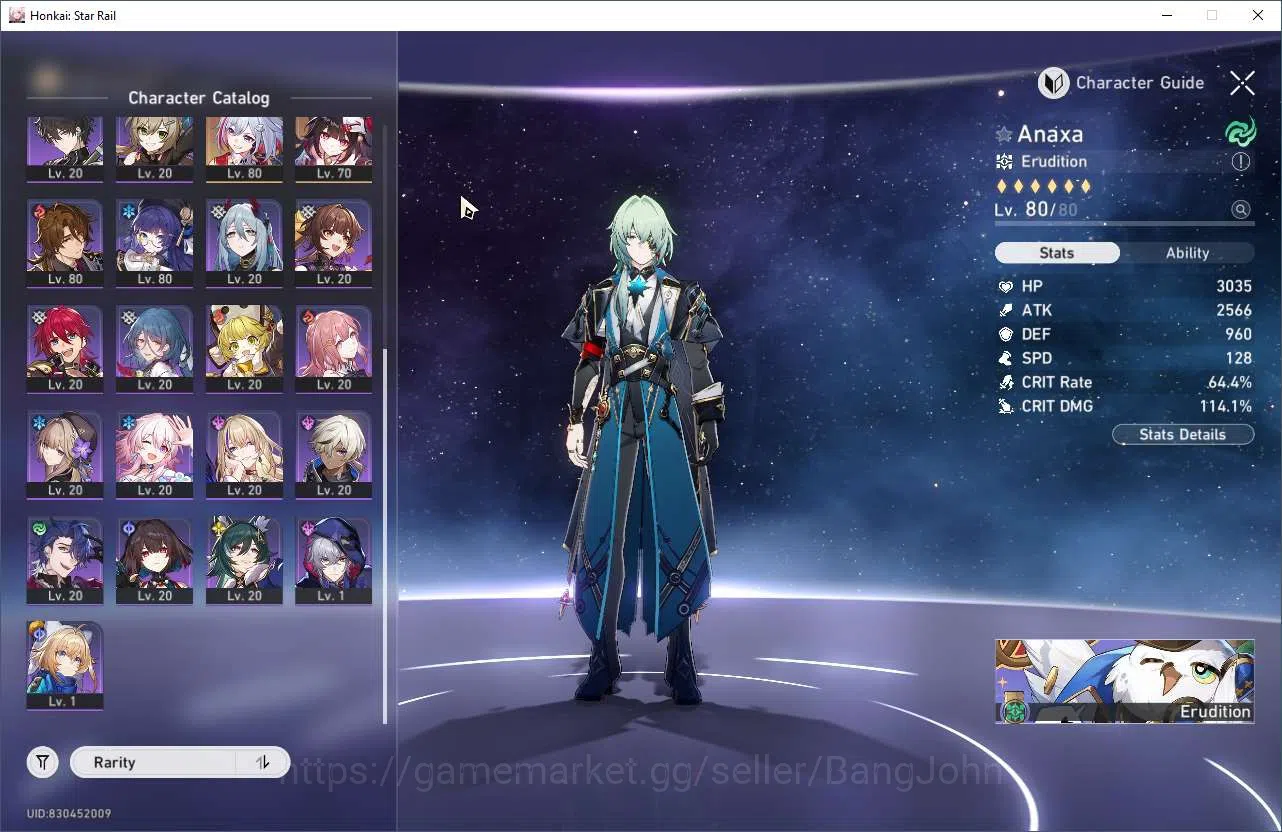 Honkai Star Rail Accounts ASIA TL66|7 Limit|S1:Cerydra/Acheron/Dan Heng PT|F image 3