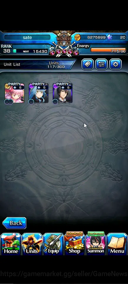 Grand Summoners Accounts Global|Rank 38|3 Ascend+1 TW|(Dablo)+TW,Demon Lord image 13