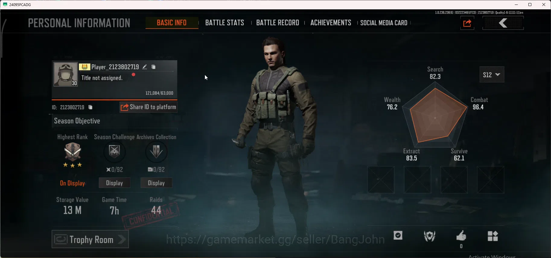 Arena Breakout Accounts Mobile|Lvl 30|SV 13M|CV 6.6M|3 WP Rare Skins|CN On image 2