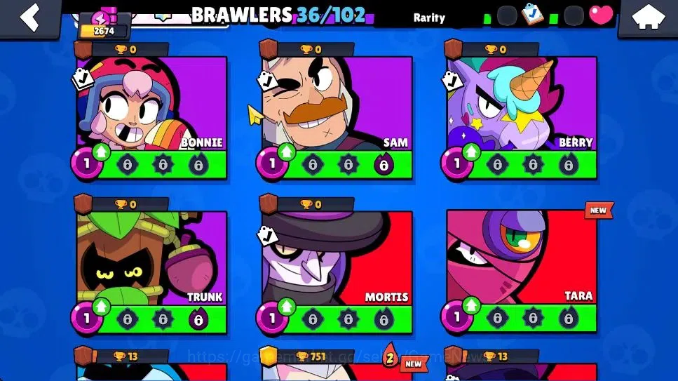 Brawl Stars Accounts 2674 Trophy|9K Bling|36 Brawlers 5 Max Lvl [Full B image 12