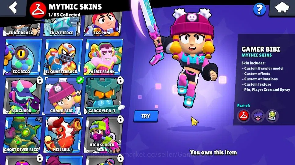 Brawl Stars Accounts 2674 Trophy|9K Bling|36 Brawlers 5 Max Lvl [Full B image 14