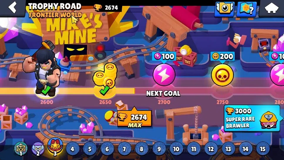 Brawl Stars Accounts 2674 Trophy|9K Bling|36 Brawlers 5 Max Lvl [Full B image 5