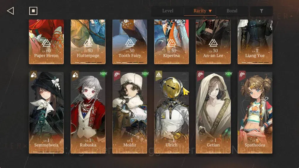 Reverse: 1999 Accounts GLOBAL|Lv68|17*6Crew(2Limit)|[Paper Heron,Liang Yu image 3