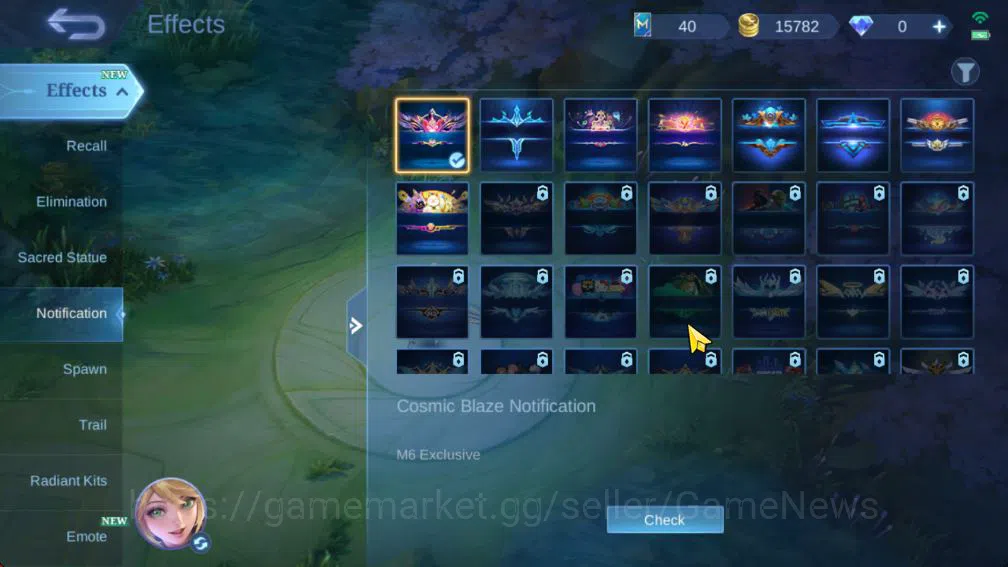 Mobile Legends: Bang Bang Accounts Collector Hero 97|Skin 182|Cloude Prime,LBox Alpha,Cyclops SpogB,Zodiac Selena,LB 15